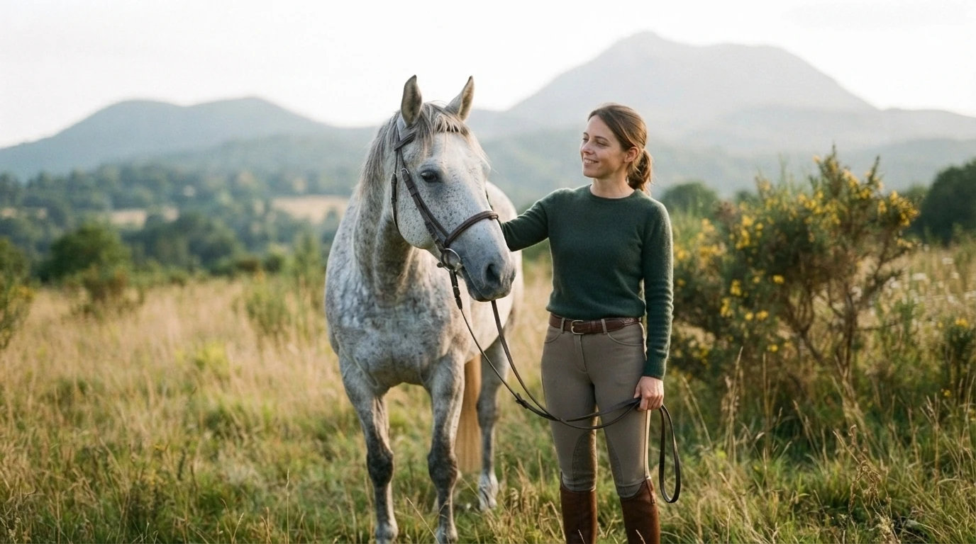 Cours d'équitation à Orbeil, Puy-de-Dôme