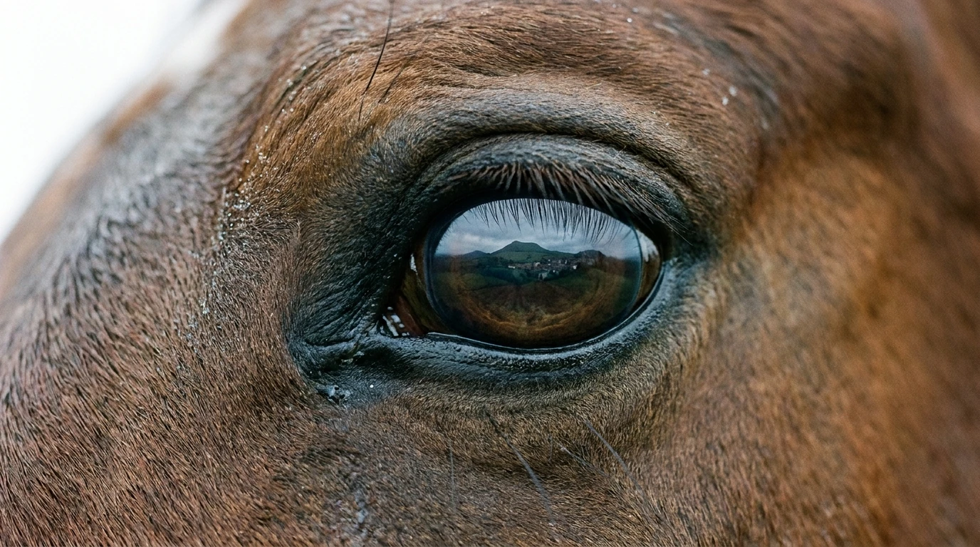 Un regard de cheval au Prairies de Vort, Orbeil